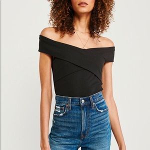 Abercrombie & Fitch off the shoulder bodysuit, NWT